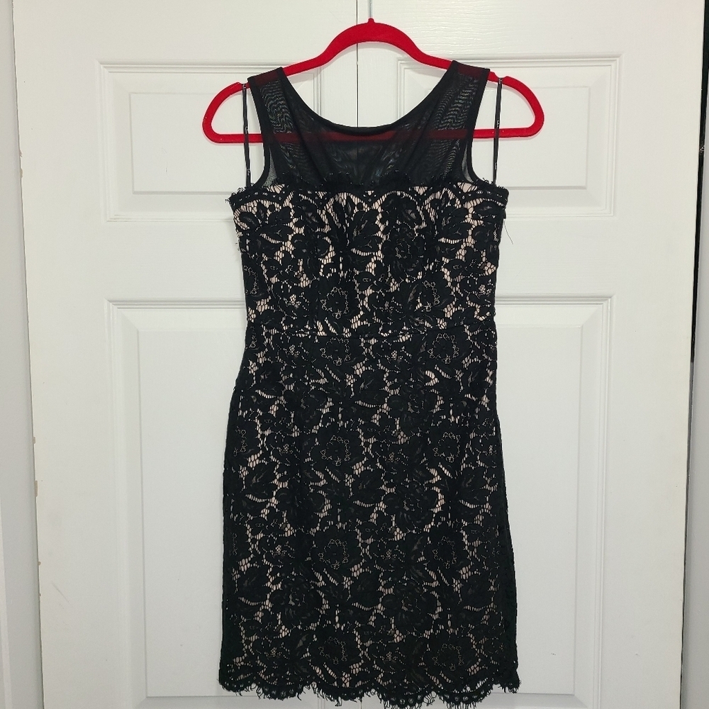 Lulus Black Sheath Cocktail Dress with Scoop Neck - Picture 3 of 9